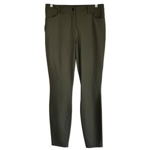Lululemon Womens City Sleek 5 Pocket Pant Dark Olive Size 32 Athleisure Career